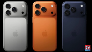 Apple logo displayed on a smartphone, representing the company's strong 87% iPhone user retention rate in early 2026.