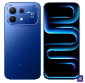 Infinix Note 60 Pro smartphone showing its premium design, AMOLED display, and modern rear camera setup